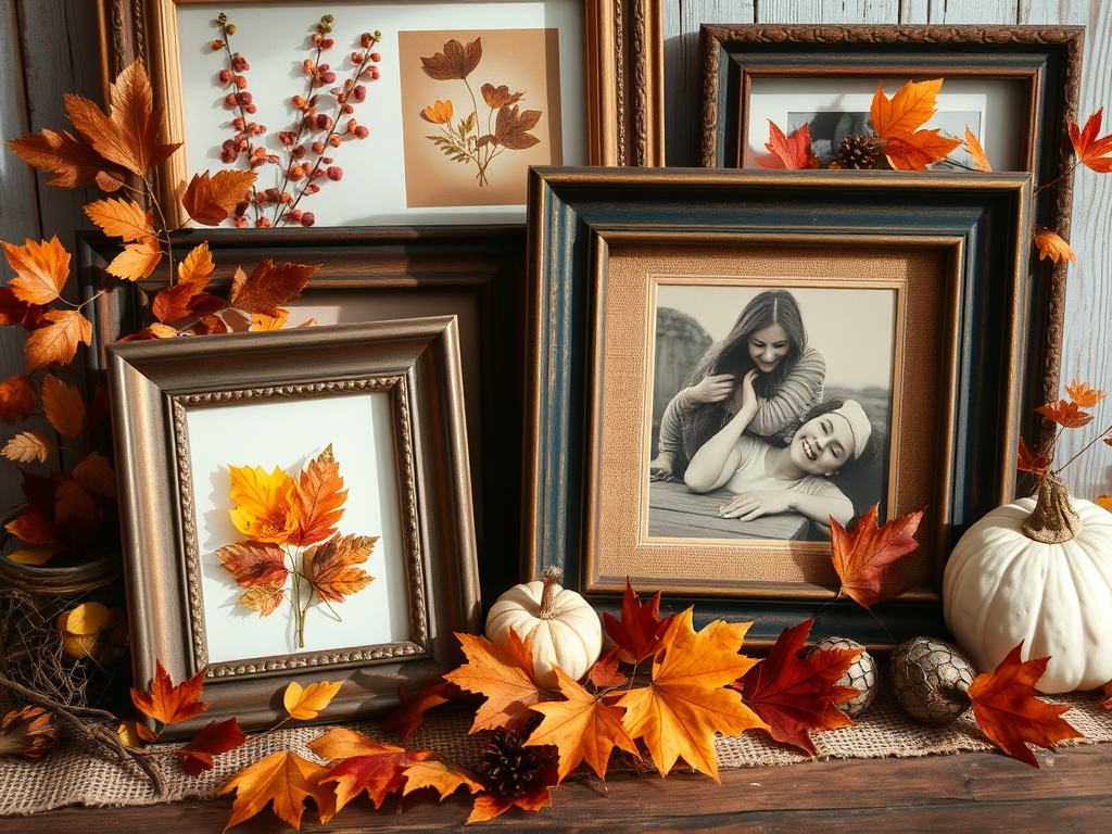 Thrifted Finds to Fall Treasures: Frame Decor Ideas for Autumn