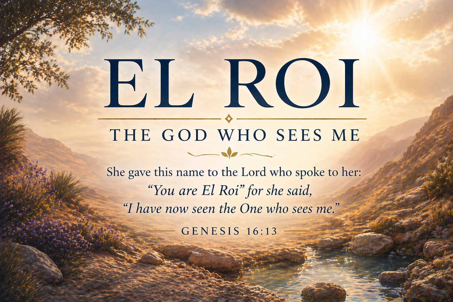 Encountering El Roi: The God Who Sees You