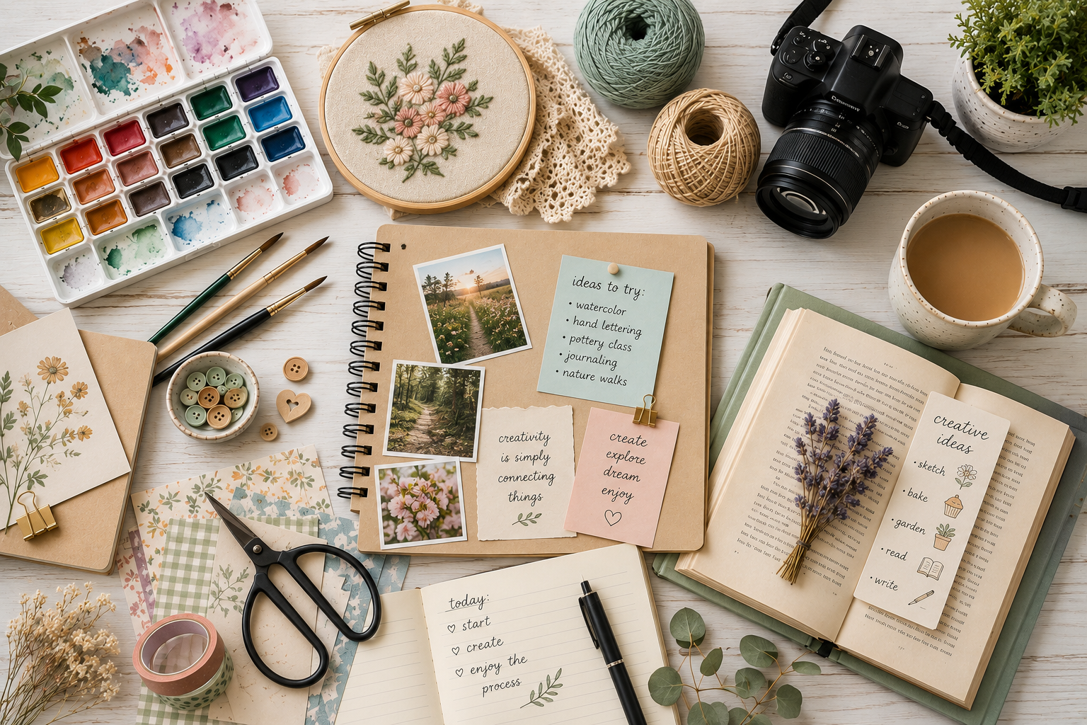 Make a Date to Create: Ideas to Help You Start Something New
